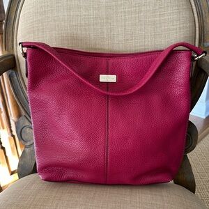 Cole Haan Red Leather Shoulder Bag